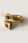 Parts of Four Little Twisted Druid Ring E1601-16-TOM+HER (Little Twisted TOM+HER small twisted brass alloy + crystal) PPOF25